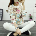 Cute winter panda sweatshirt for Women