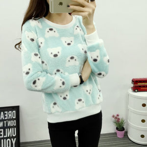 Cute winter panda sweatshirt for Women