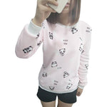 Cute winter panda sweatshirt for Women