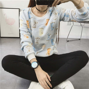 Cute winter panda sweatshirt for Women