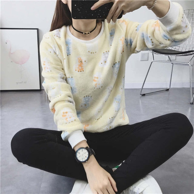 Cute winter panda sweatshirt for Women