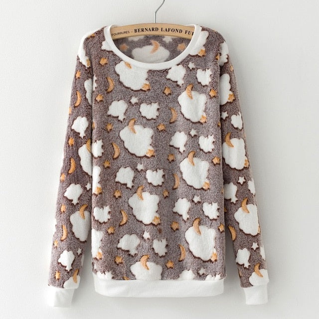 Cute winter panda sweatshirt for Women