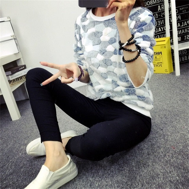 Cute winter panda sweatshirt for Women