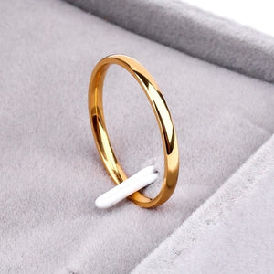 FREE Rose Gold  Steel Anti-allergy Rings for Man or Woman Gift