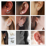 Crystal Flower Earrings For Women