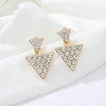 Crystal Flower Earrings For Women