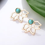 Crystal Flower Earrings For Women