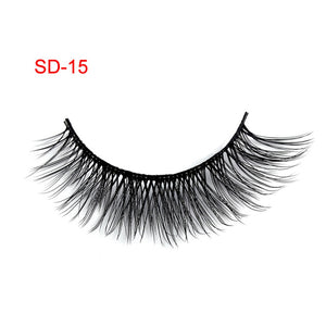 3 Pairs Natural Eyelashes Beauty Make up for women