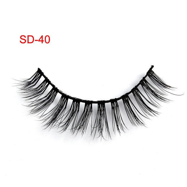 3 Pairs Natural Eyelashes Beauty Make up for women