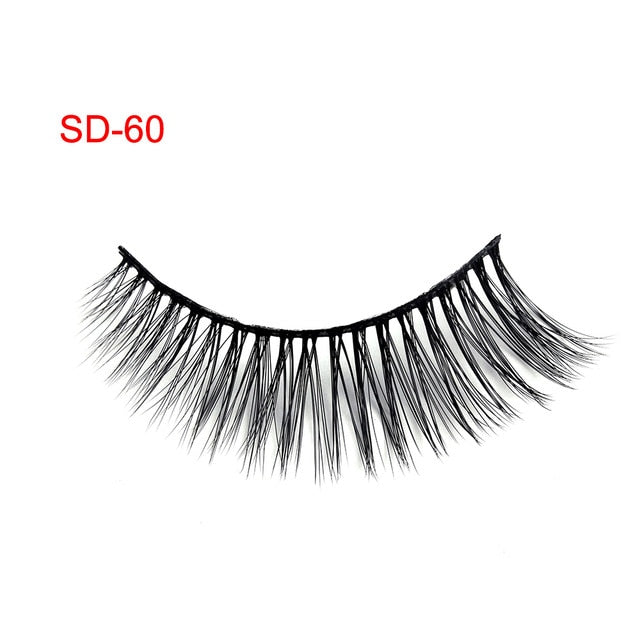 3 Pairs Natural Eyelashes Beauty Make up for women