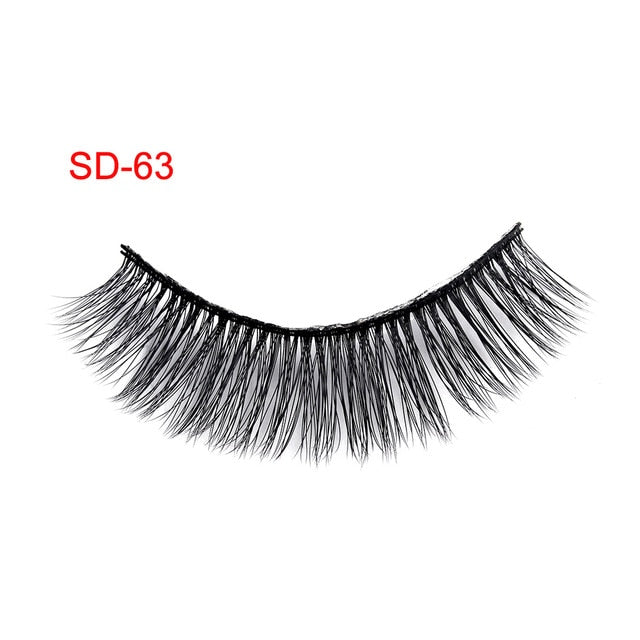 3 Pairs Natural Eyelashes Beauty Make up for women