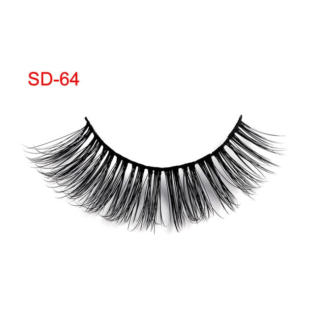 3 Pairs Natural Eyelashes Beauty Make up for women