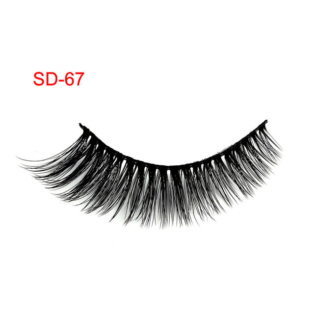 3 Pairs Natural Eyelashes Beauty Make up for women