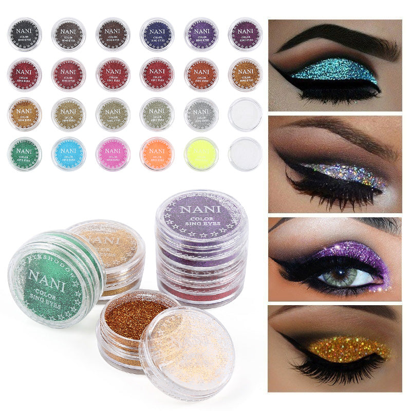 24 Colors Optional Monochrome  Eye Powder Shadow for Women Beauty Eye