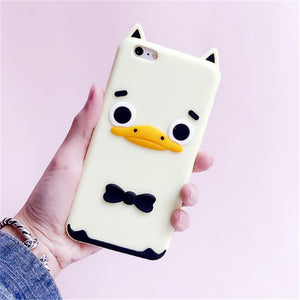 FREE 3D Cartoon Phone Case For iPhone 5S 6 6S 7 8 Plus X