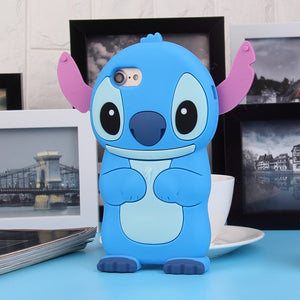 FREE 3D Cartoon Phone Case For iPhone 5S 6 6S 7 8 Plus X